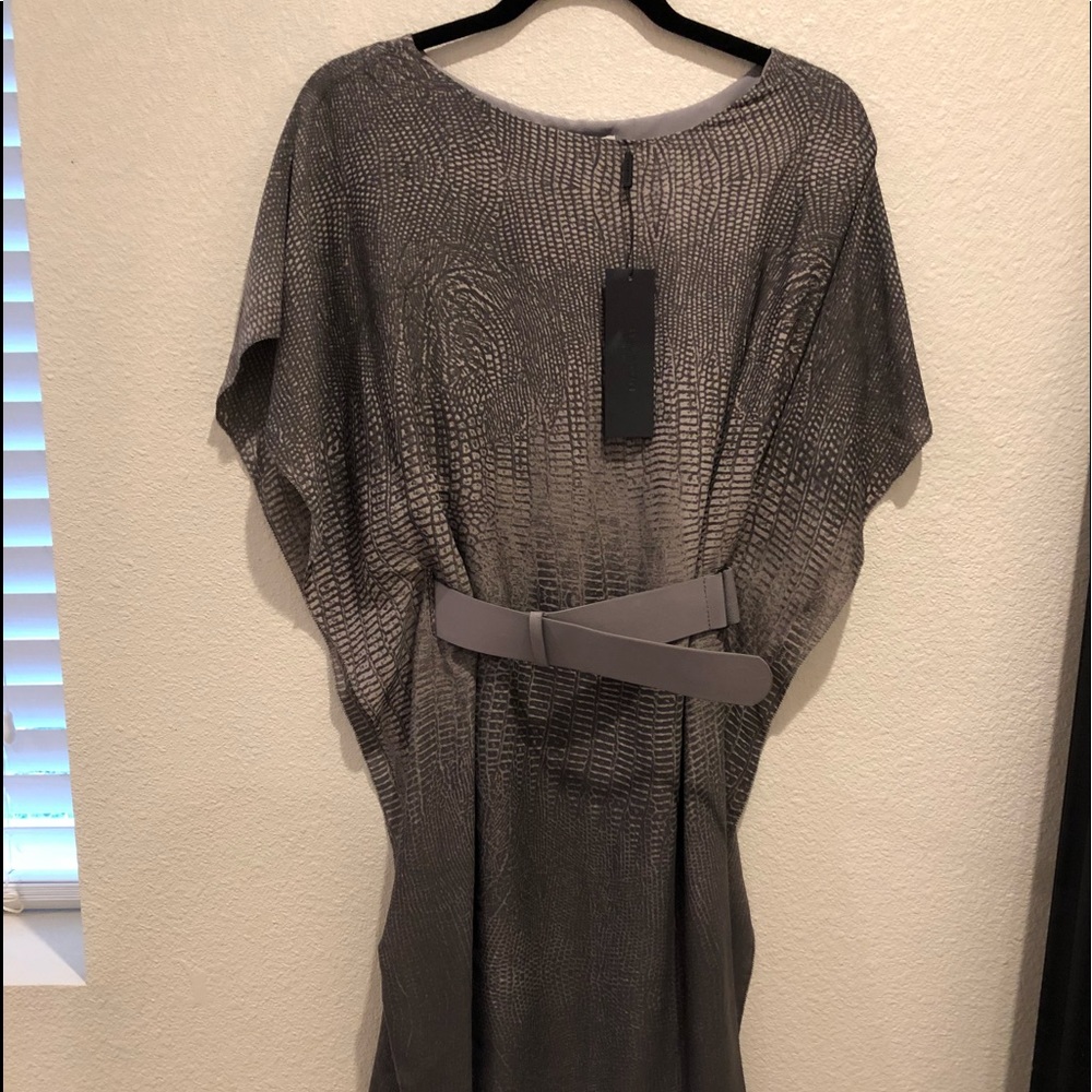 Halston Heritage Boat Neck Dress